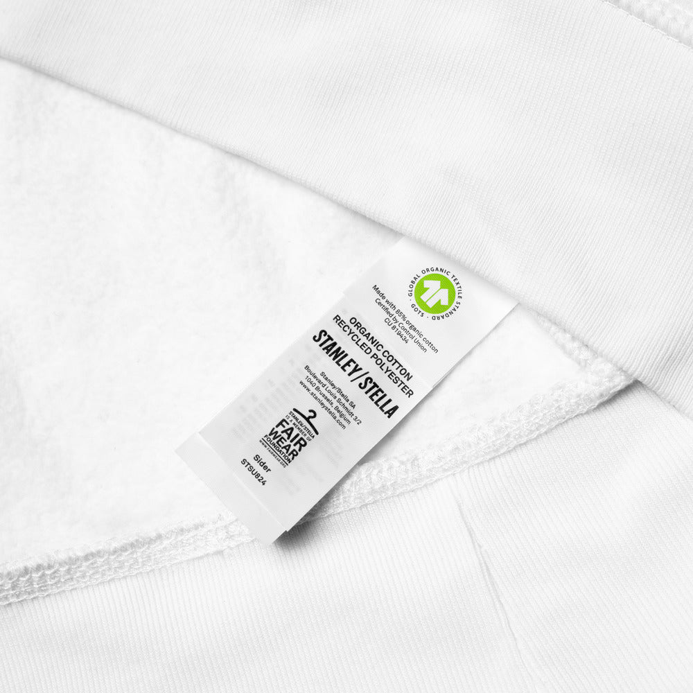Ping pong platypus sustainable vegan hoodie detail