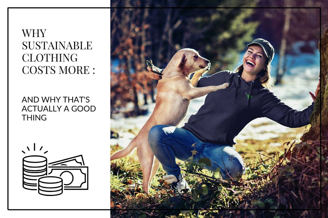 Woman playing with a dog