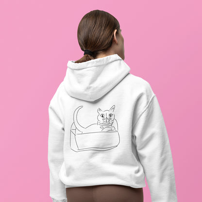 Cat's Cradle | Sustainable Hoodie worn by a woman