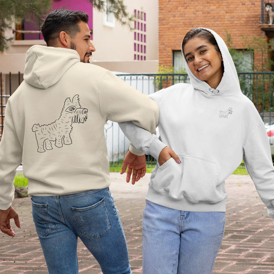 Dog | Sustainable Hoodie worn by a couple