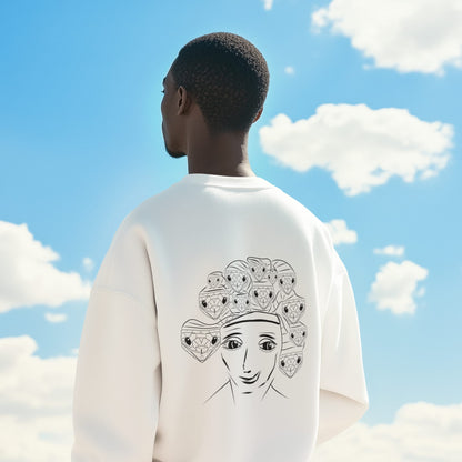 Medusa | Vegan Jumper worn by a man