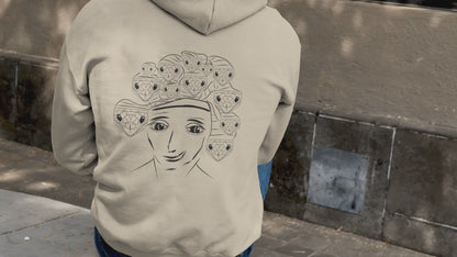 Medusa | Sustainable Hoodie worn by a person