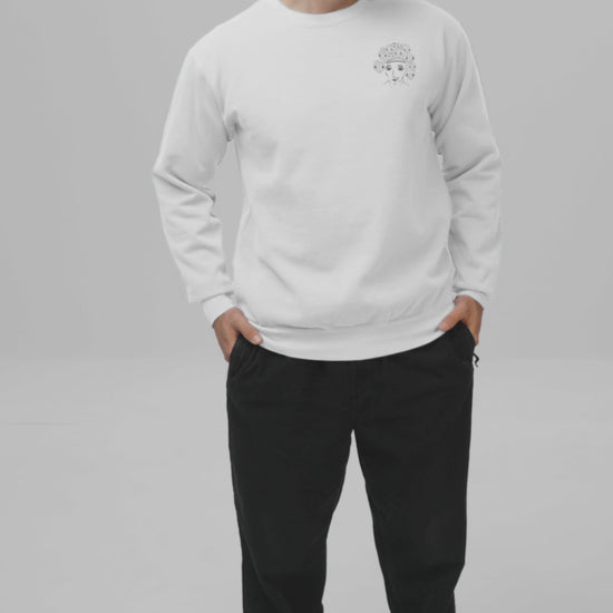 Medusa | Vegan Jumper worn by a man