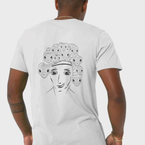 Medusa | 100% Organic Cotton T Shirt worn by a man