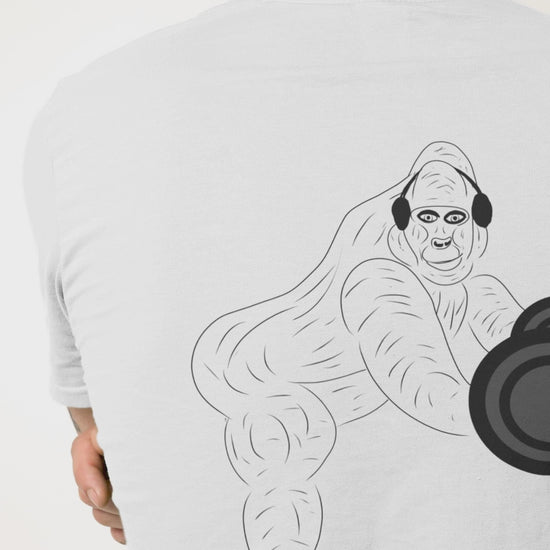 Gorilla Gym | 100% Organic Cotton T Shirt worn by a man