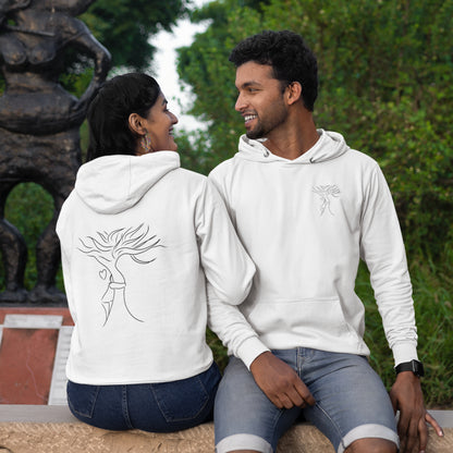 Tree Hug | Sustainable Hoodie One Pouch worn by couple