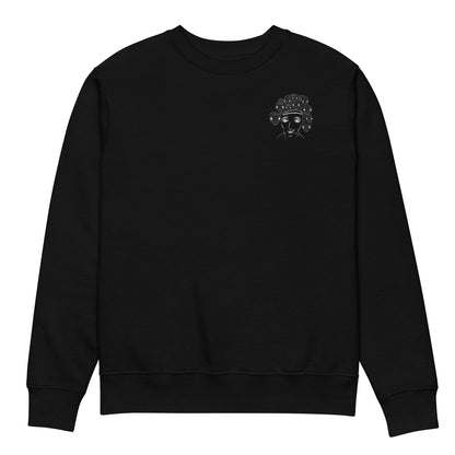 Medusa White | Vegan Jumper in black front