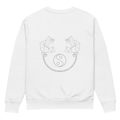 Dragon Dance, Yin and Yang | Vegan Jumper back view