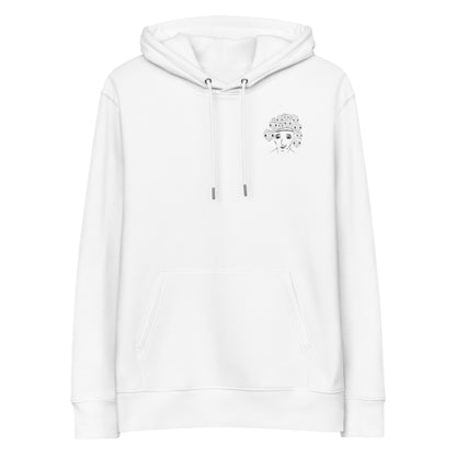Medusa | Sustainable Hoodie in white front