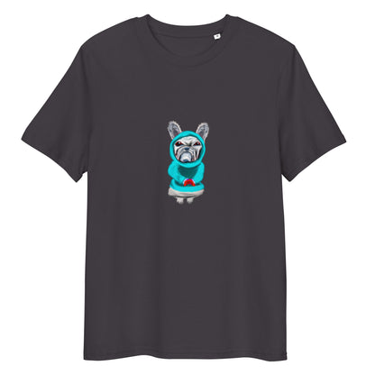Dog Gamer | 100% Organic Cotton T Shirt in dark grey
