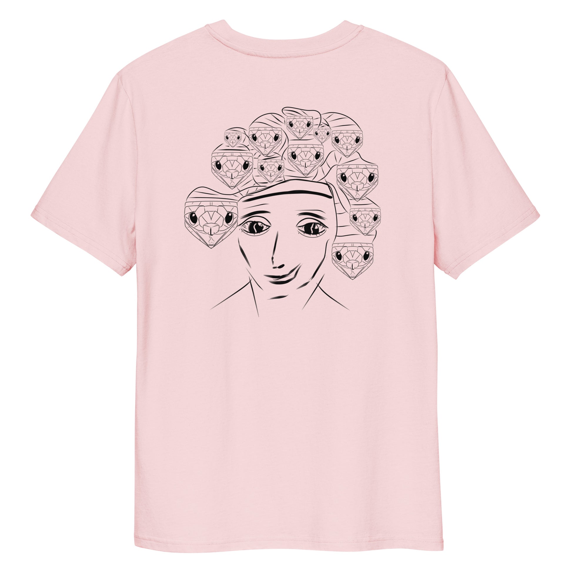 Medusa | 100% Organic Cotton T Shirt back in pink