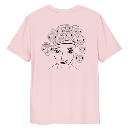 Medusa | 100% Organic Cotton T Shirt back in pink