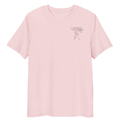Sustainable Embrace Tree | 100% Organic Cotton T Shirt in pink