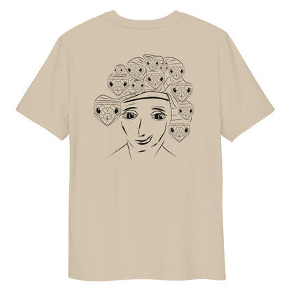 Medusa | 100% Organic Cotton T Shirt back in dessert dust