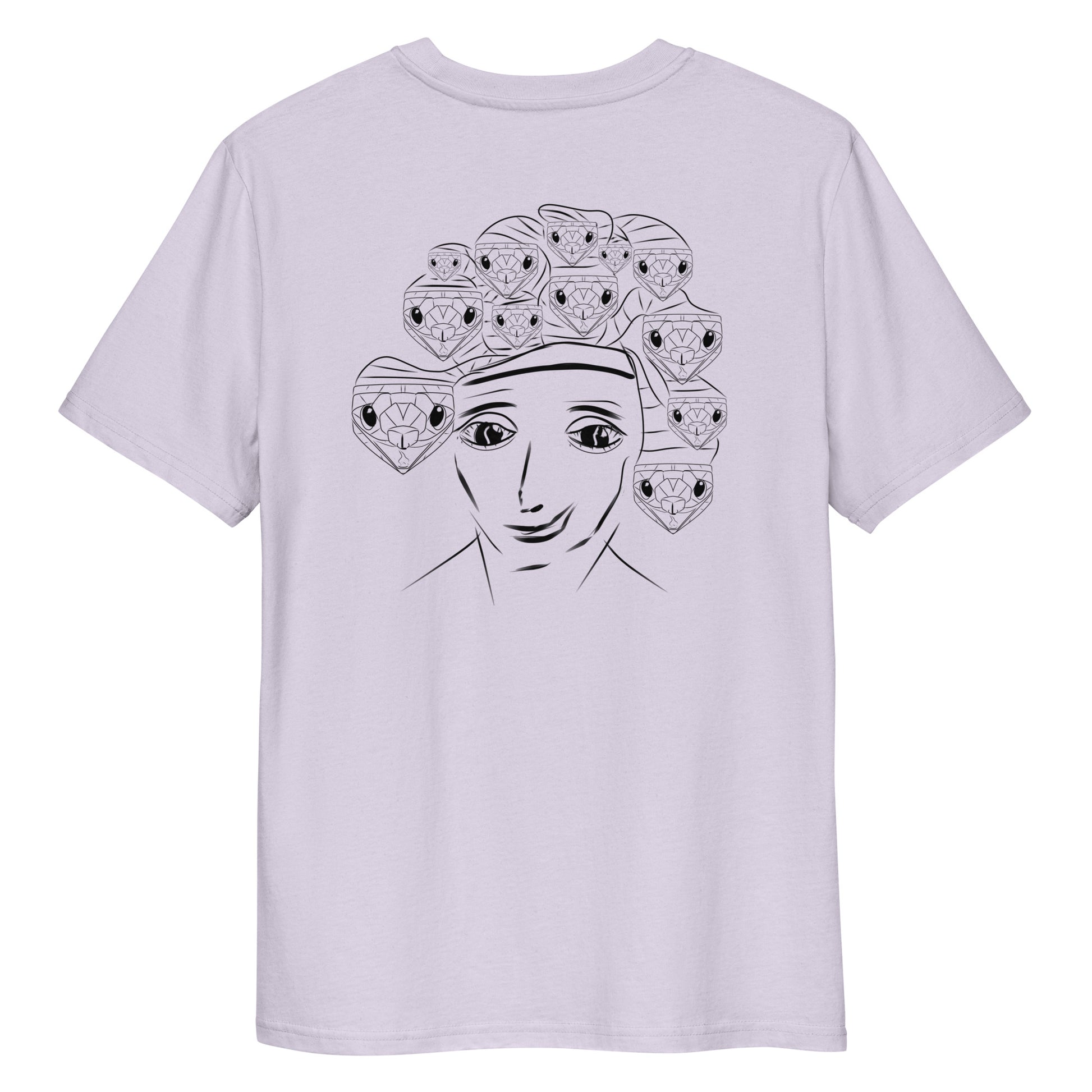 Medusa | 100% Organic Cotton T Shirt back in lavender 
