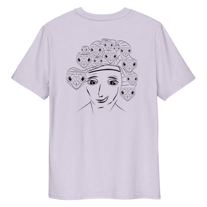 Medusa | 100% Organic Cotton T Shirt back in lavender 