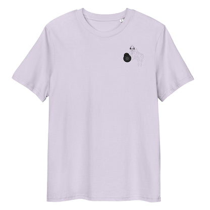 Gorilla Gym | 100% Organic Cotton T Shirt in lavender