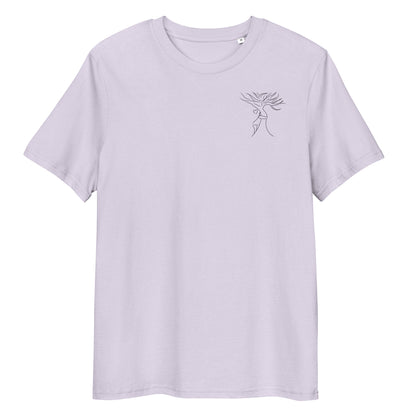 Sustainable Embrace Tree | 100% Organic Cotton T Shirt in lavender