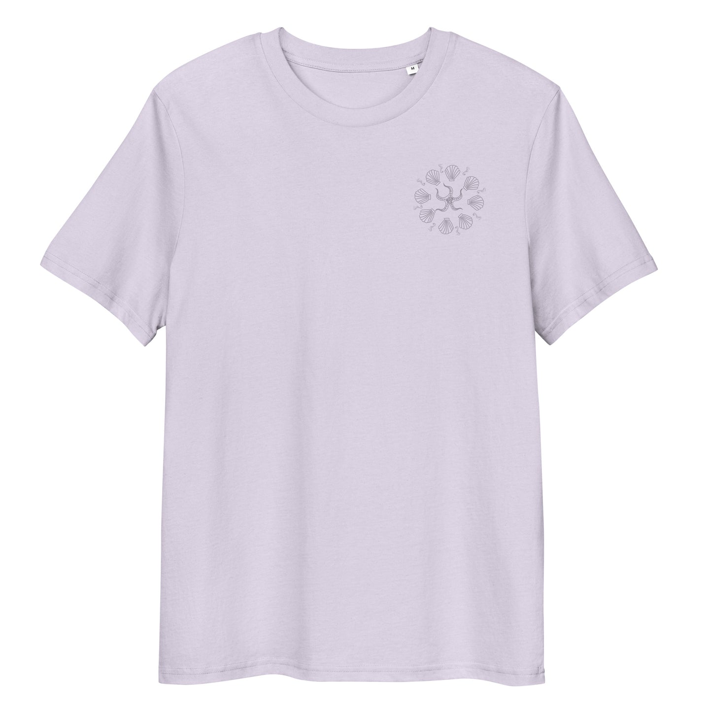 Ocean Symphony | 100% Organic Cotton T Shirt in lavender