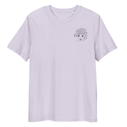 Medusa | 100% Organic Cotton T Shirt front in lavender 