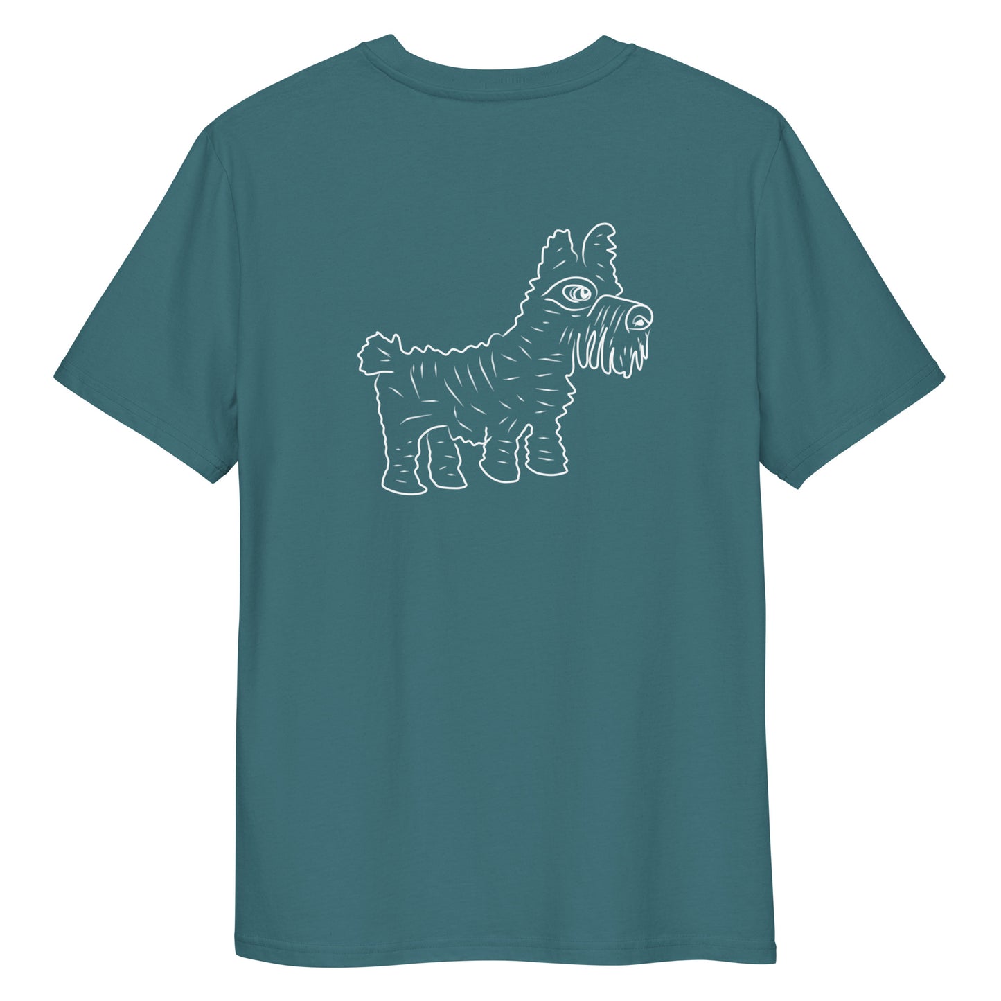 Dog | 100% Organic Cotton T Shirt in stargazer back