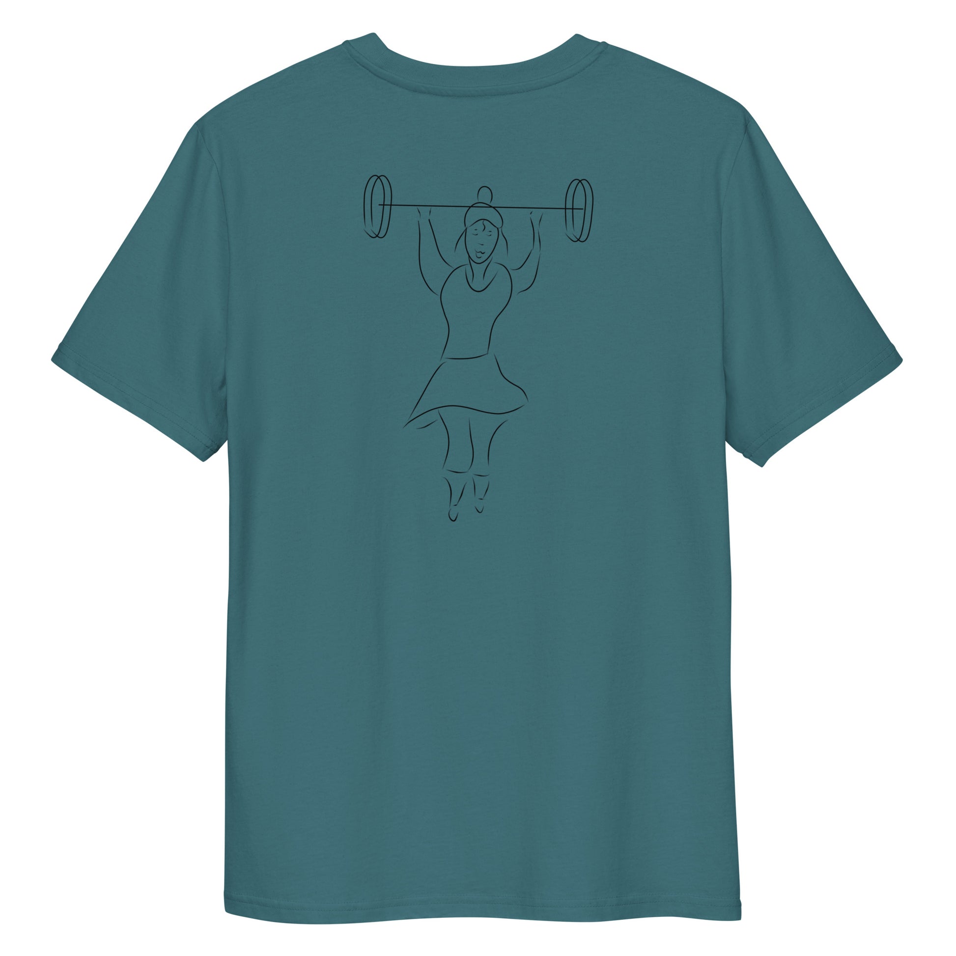 Women That Lift | 100% Organic Cotton T Shirt in stargazer back