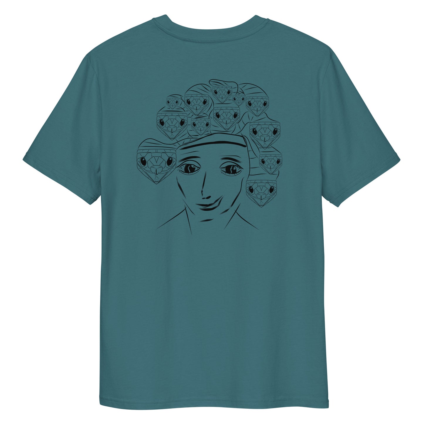 Medusa | 100% Organic Cotton T Shirt back in stargazer