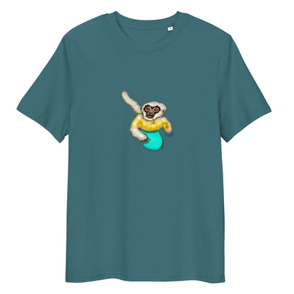 Gibbon Surfing | 100% Organic Cotton T Shirt in stargazer