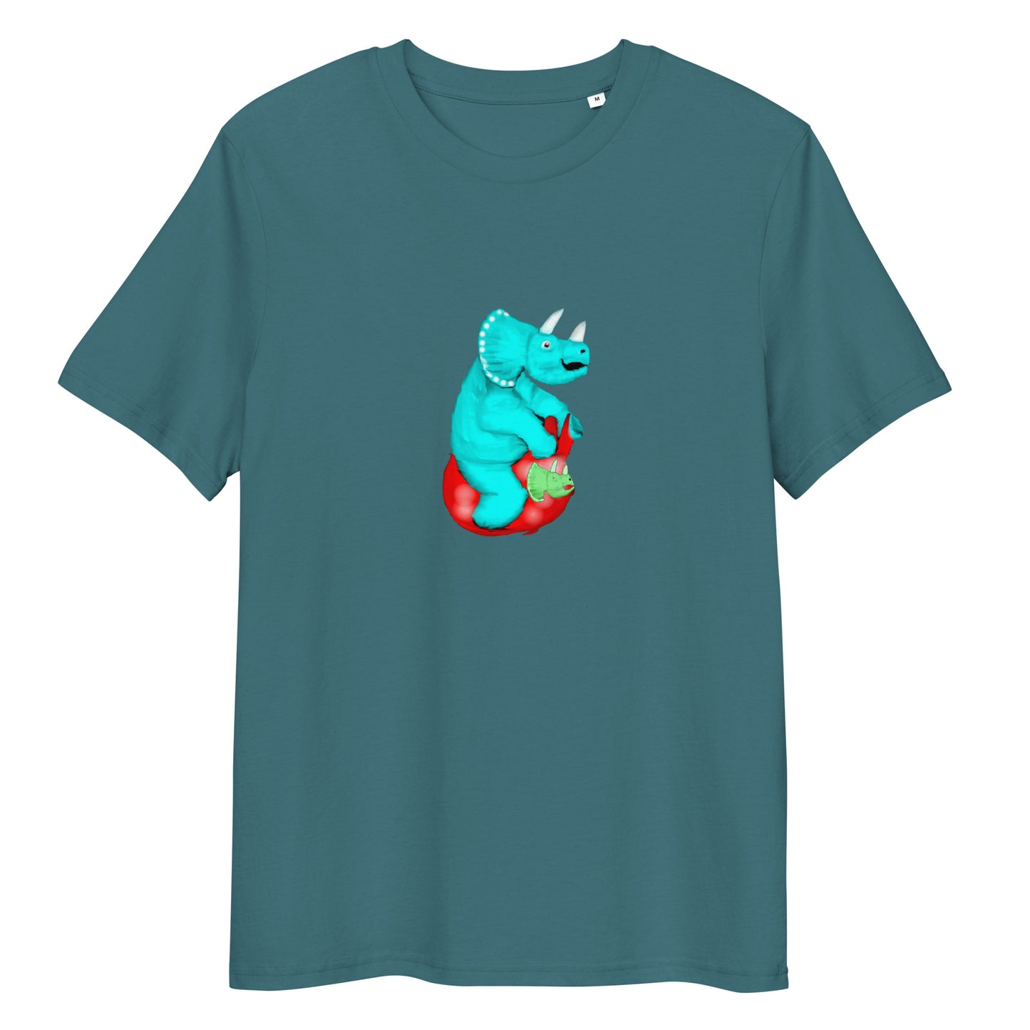 Dinosaur Space Hopper | 100% Organic Cotton T Shirt in stargazer