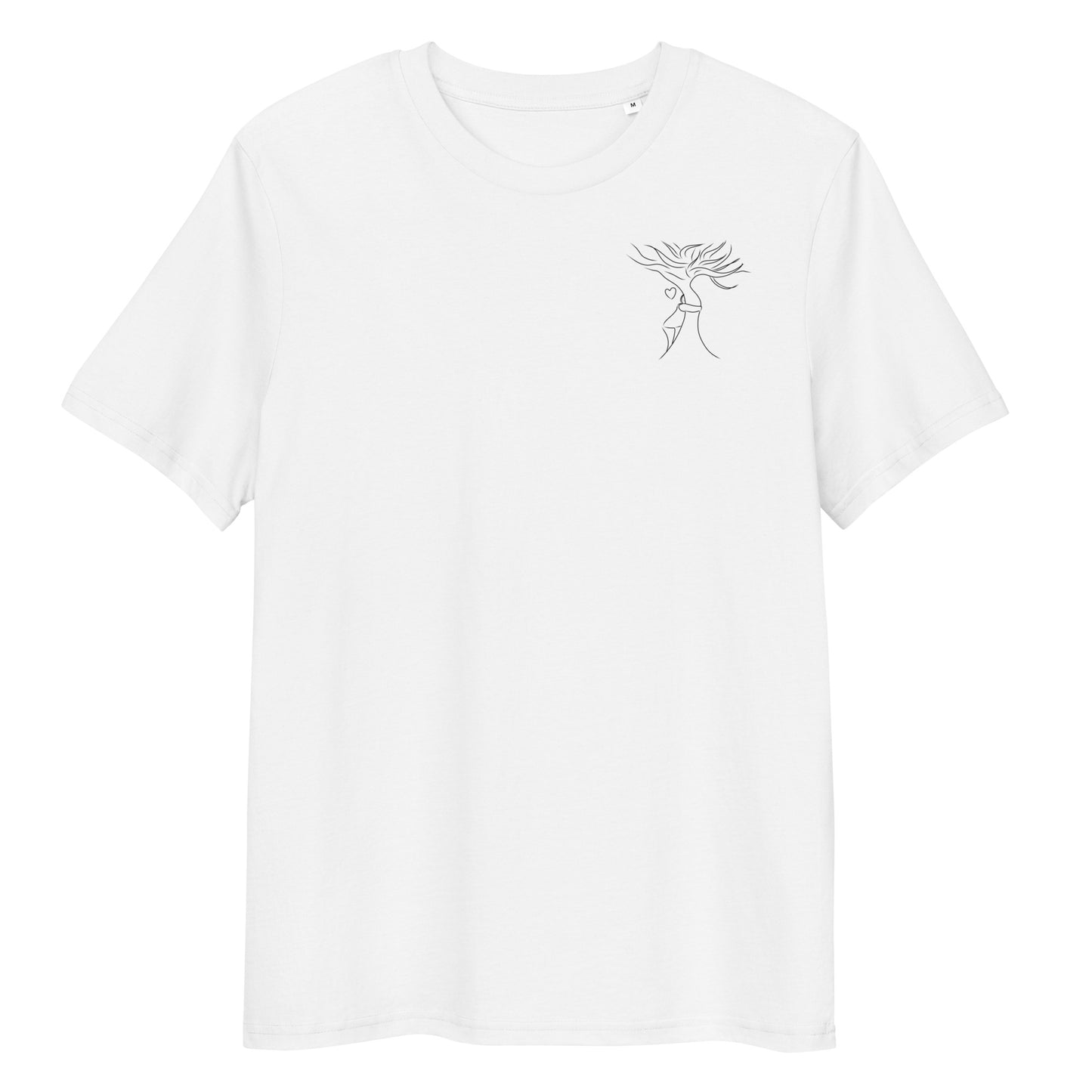 Sustainable Embrace Tree | 100% Organic Cotton T Shirt in white