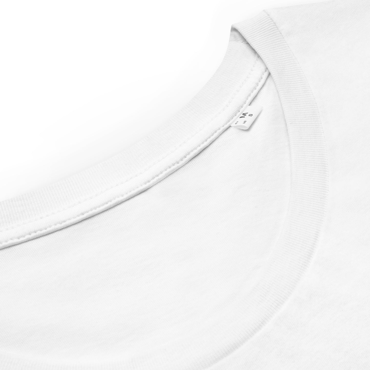 Monkey Skateboard | Women's 100% Organic Cotton T Shirt collar detail