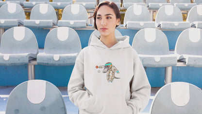 Ping pong platypus sustainable vegan hoodie