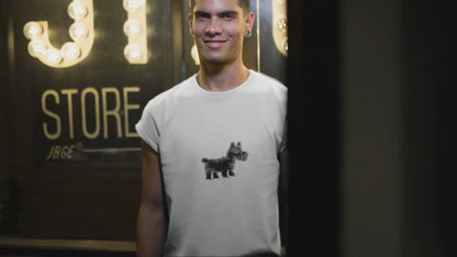 Scottie dog vegan organic cotton t-shirt